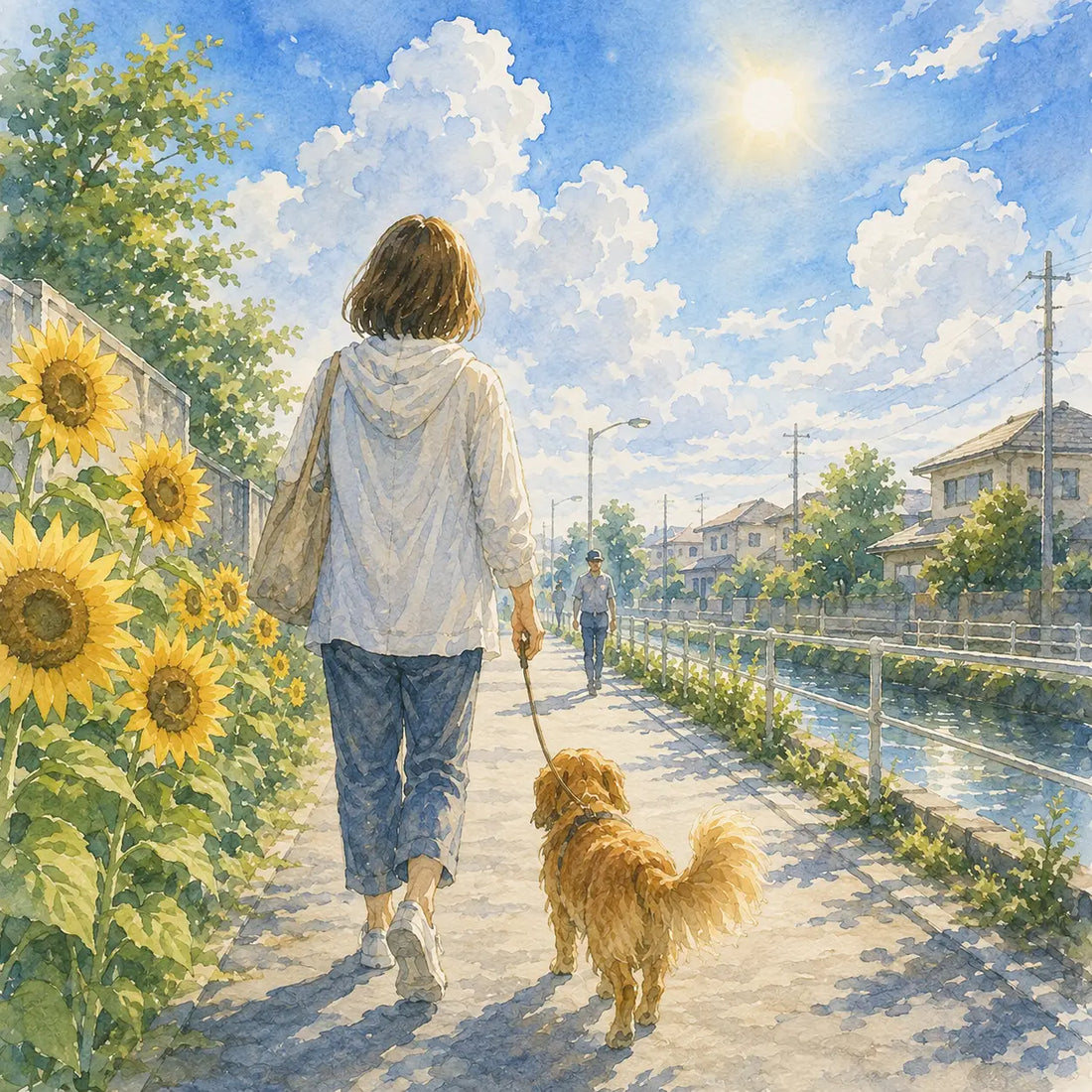 夏の朝