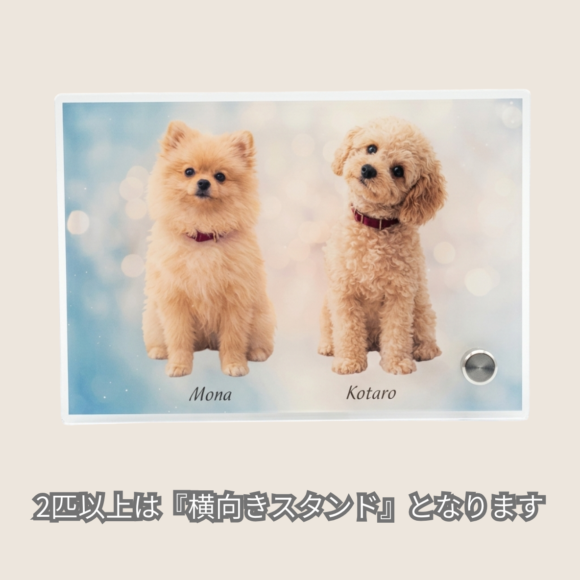 アクリルイラストスタンド〈L版〉｜写真から作るやさしい水彩アート