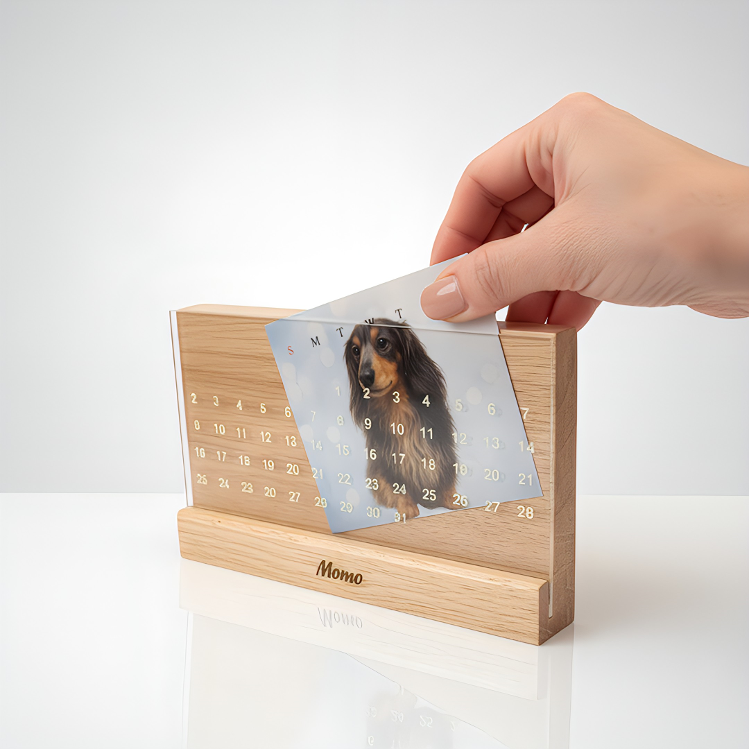 ペットイラスト万年カレンダー　時を紡ぐうちの子アート
