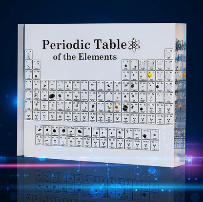 実元素を含む周期表、科学周期表卓上ディスプレイ、インテリア
