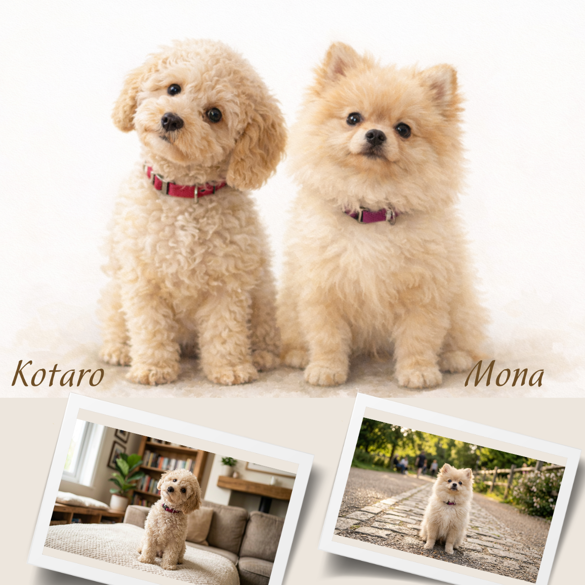 アクリルイラストスタンド〈L版〉｜写真から作るやさしい水彩アート