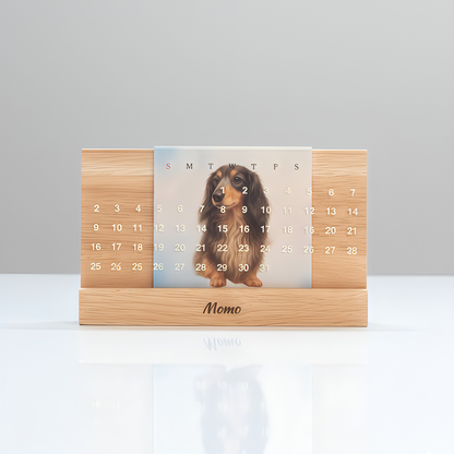 ペットイラスト万年カレンダー　時を紡ぐうちの子アート